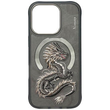 Заредете изображение във визуализатора на галерията – NIMMY case DRAGON compatible with MagSafe for IPHONE 16 Pro Max gray
