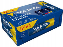 Заредете изображение във визуализатора на галерията – VARTA alkaline battery R6 (AA) Loglife 12 pcs 
