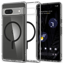 Заредете изображение във визуализатора на галерията – Spigen Ultra Hybrid OneTap Ring case with MagSafe for Google Pixel 7A - black
