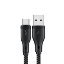 Заредете изображение във визуализатора на галерията – Acefast C8-04 USB-A / USB-C 3A cable - black

