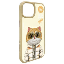 Заредете изображение във визуализатора на галерията – NIMMY case COOL&amp;CUTE 2.0 Cat for IPHONE 15 khaki
