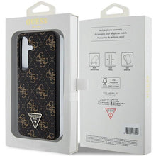 Заредете изображение във визуализатора на галерията – Guess 4G Triangle case for Samsung Galaxy S24+ - black
