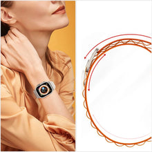 Заредете изображение във визуализатора на галерията – Tech-Protect Nylon Pro Strap for Apple Watch 4/5/6/7/8/9/SE/Ultra 1/2 (42/44/45/49 mm) - Black/Green
