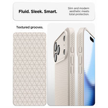 Заредете изображение във визуализатора на галерията – SPIGEN case LIQUID AIR for IPHONE 17 Pro/ 18 Pro natural titanium 
