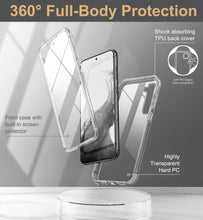 Заредете изображение във визуализатора на галерията – Tech-Protect Kevlar case for Samsung Galaxy S23+ - transparent
