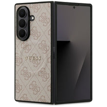 Заредете изображение във визуализатора на галерията – GUESS case for SAMSUNG Z Fold7 GUHMZFD7P4MSEGCP (Magnetic 4G PU W/ Classic) pink
