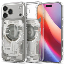 Заредете изображение във визуализатора на галерията – SPIGEN case ULTRA HYBRID MAG compatible with MagSafe for IPHONE 17 Pro zero one natural tutanium
