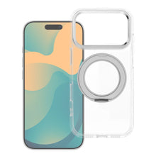 Заредете изображение във визуализатора на галерията – Case for iPhone 18 Pro / 17 Pro Frame Circle Stand compatible with MagSafe transparent
