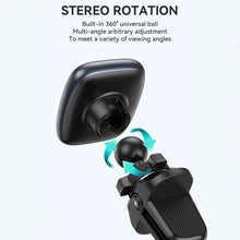 Заредете изображение във визуализатора на галерията – Wozinsky WUMTK magnetic phone holder for car air vent - black
