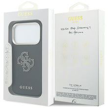 Заредете изображение във визуализатора на галерията – GUESS case for IPHONE 17 Pro Max GUHCP17X5PS4RGGK (PU FW Resin Logo) black
