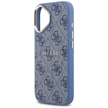 Заредете изображение във визуализатора на галерията – GUESS case for IPHONE 17 compatible with MagSafe GUHMP17SP4MSEGCB (PU 4G W/ Classic) blue
