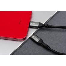 Заредете изображение във визуализатора на галерията – FORCELL F-ENERGY C259 cable Type C to Lightning PD 3A 27W Cafule 0,5 m black
