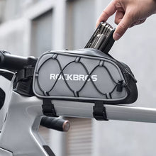 Заредете изображение във визуализатора на галерията – Rockbros 3012010901 bicycle bag for frame 0.9 l - silver

