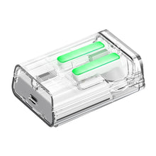 Заредете изображение във визуализатора на галерията – TWS Joyroom JR-TC1 IceLens Series wireless headphones with LED lights - white
