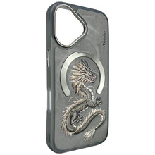 Заредете изображение във визуализатора на галерията – NIMMY case DRAGON compatible with MagSafe for IPHONE 16 gray
