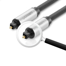Заредете изображение във визуализатора на галерията – Ugreen AV108 10540 optical Toslink/SPDIF cable 2m - gray
