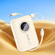 Заредете изображение във визуализатора на галерията – Powerbank Dudao K14 USB-A / USB-C 10000mAh - beige
