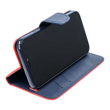 Заредете изображение във визуализатора на галерията – FANCY Book case for IPHONE 17 Pro Max red / navy
