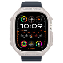 Заредете изображение във визуализатора на галерията – Spigen Rugged Armor case for Apple Watch Ultra 1 / 2 (49 mm) - beige
