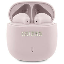 Заредете изображение във визуализатора на галерията – GUESS wireless earphones bluetooth TWS GUTWSJ14ESGP (Printed Classic Logo) pink
