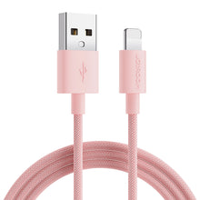 Заредете изображение във визуализатора на галерията – Joyroom S-2030M13 cable with Lightning and USB-A connectors, 2 m long - pink
