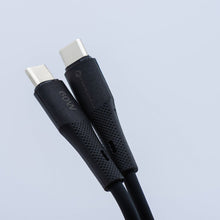 Заредете изображение във визуализатора на галерията – FORCELL F-ENERGY C347 cable Type C to Type C QC4.0 PD 5A 100W Silicone 1 m black
