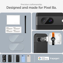 Заредете изображение във визуализатора на галерията – Spigen Optik.tR EZ Fit Camera Protector for Google Pixel 8A - 2 pcs.
