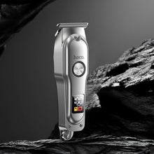 Заредете изображение във визуализатора на галерията – Hair clipper Hoco DAR63 silver
