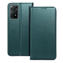 Заредете изображение във визуализатора на галерията – Flip case for Xiaomi Redmi NOTE 17 PRO 5G Smart Magneto dark green
