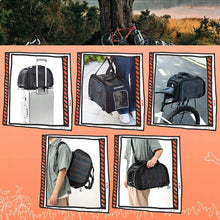 Заредете изображение във визуализатора на галерията – Rockbros 30140028001 transport bicycle bag for cats and dogs - black

