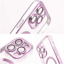 Заредете изображение във визуализатора на галерията – ELECTRO MAG COVER case compatible with MagSafe for IPHONE 17 Pro Max rose gold
