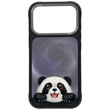Заредете изображение във визуализатора на галерията – NIMMY case BIG EYED LYING GIANT PANDA compatible with MagSafe for IPHONE 18 Pro Max/17 Pro Max black
