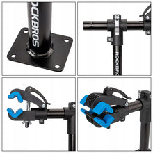 Заредете изображение във визуализатора на галерията – Rockbros MP-01 tabletop service stand for bicycles with knobs - black
