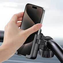 Заредете изображение във визуализатора на галерията – BASEUS bicycle / scooter holder for handlebar GoTrip black
