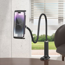 Заредете изображение във визуализатора на галерията – HOCO adjustable desk holder with clip HD10 black
