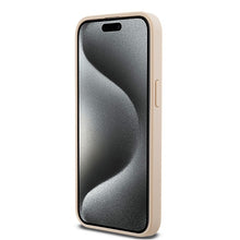Заредете изображение във визуализатора на галерията – Original Case DKNY hardcase Leather Mono Stripe &amp; Metal Logo DKHCP15XPRTHSLP for Iphone 15 Pro Max pink
