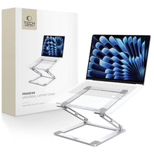 Заредете изображение във визуализатора на галерията – Tech-Protect ULS400 universal extendable stand for a laptop up to 17" - silver
