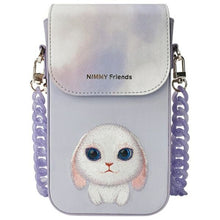 Заредете изображение във визуализатора на галерията – NIMMY phone bag BIG EYED PET 2.0 Rabbit purple
