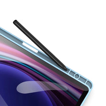 Заредете изображение във визуализатора на галерията – Dux Ducis Toby case with flap and stand for Samsung Galaxy Tab S9 / S9 FE - blue

