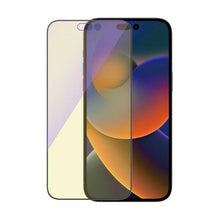 Заредете изображение във визуализатора на галерията – PanzerGlass Ultra-Wide Fit Antibacterial Tempered Glass with Blue Light Filter and Positioner for iPhone 14 Pro Max
