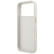 Заредете изображение във визуализатора на галерията – GUESS case for IPHONE 17 Pro GUHCP17L5PS4RGGE (PU FW Resin Logo) beige
