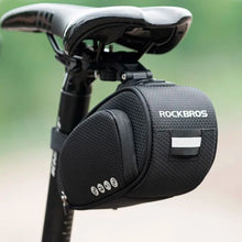 Заредете изображение във визуализатора на галерията – Rockbros C40 bicycle bag under the saddle - black
