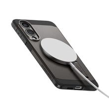 Заредете изображение във визуализатора на галерията – SPIGEN case TOUGH ARMOR compatible with MagSafe for SAMSUNG S25 Edge gunmetal
