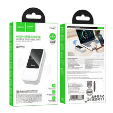 Заредете изображение във визуализатора на галерията – Wireless router 4G LTE WiFi 6 Hoco HI42 biały
