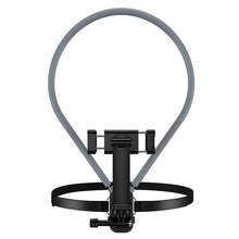 Заредете изображение във визуализатора на галерията – Neck universal phone holder Hoco K30 black gray
