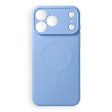Заредете изображение във визуализатора на галерията – Case for iPhone 18 Pro Max / 17 Pro Max Silicone Mag Cover compatible with MagSafe (camera protection) light blue
