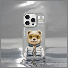 Заредете изображение във визуализатора на галерията – NIMMY case COOL&amp;CUTE 2.0 Bear for IPHONE 15 Pro gray
