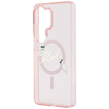 Заредете изображение във визуализатора на галерията – KARL LAGERFELD case for SAMSUNG S26 Ultra KLHMS26L5HKSCAP (Magnetic IML KC Script) pink
