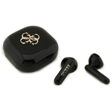 Заредете изображение във визуализатора на галерията – Wireless earphones TWS Guess 4G Metal Logo black
