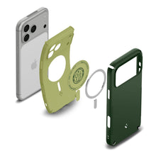 Заредете изображение във визуализатора на галерията – SPIGEN case NANO POP HYBRID compatible with MagSafe for IPHONE 18 Pro Max / 17 Pro Max avo green
